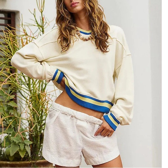 FREE PEOPLE Rio Sweatshirt - Picture 6 of 7